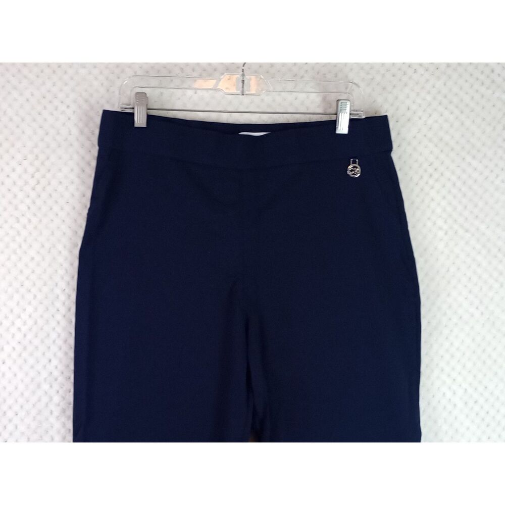 Calvin Klein Women's XL Navy Blue Stretch Pull On Crop - Picture 2 of 14